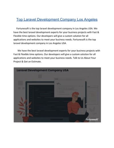 laravel development los angeles ca